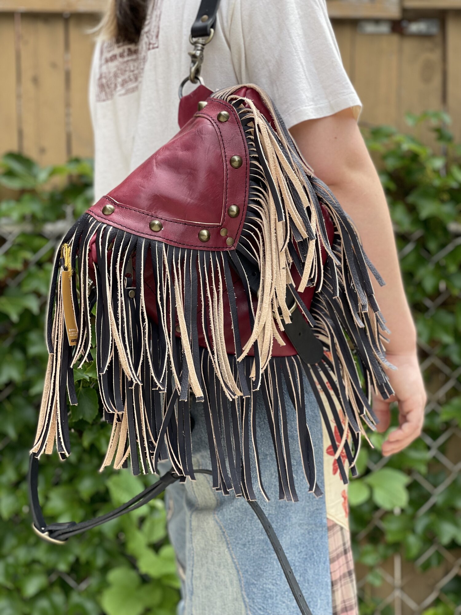Design Your Own Leather Mini Brittany Convertible Epic Fringe 