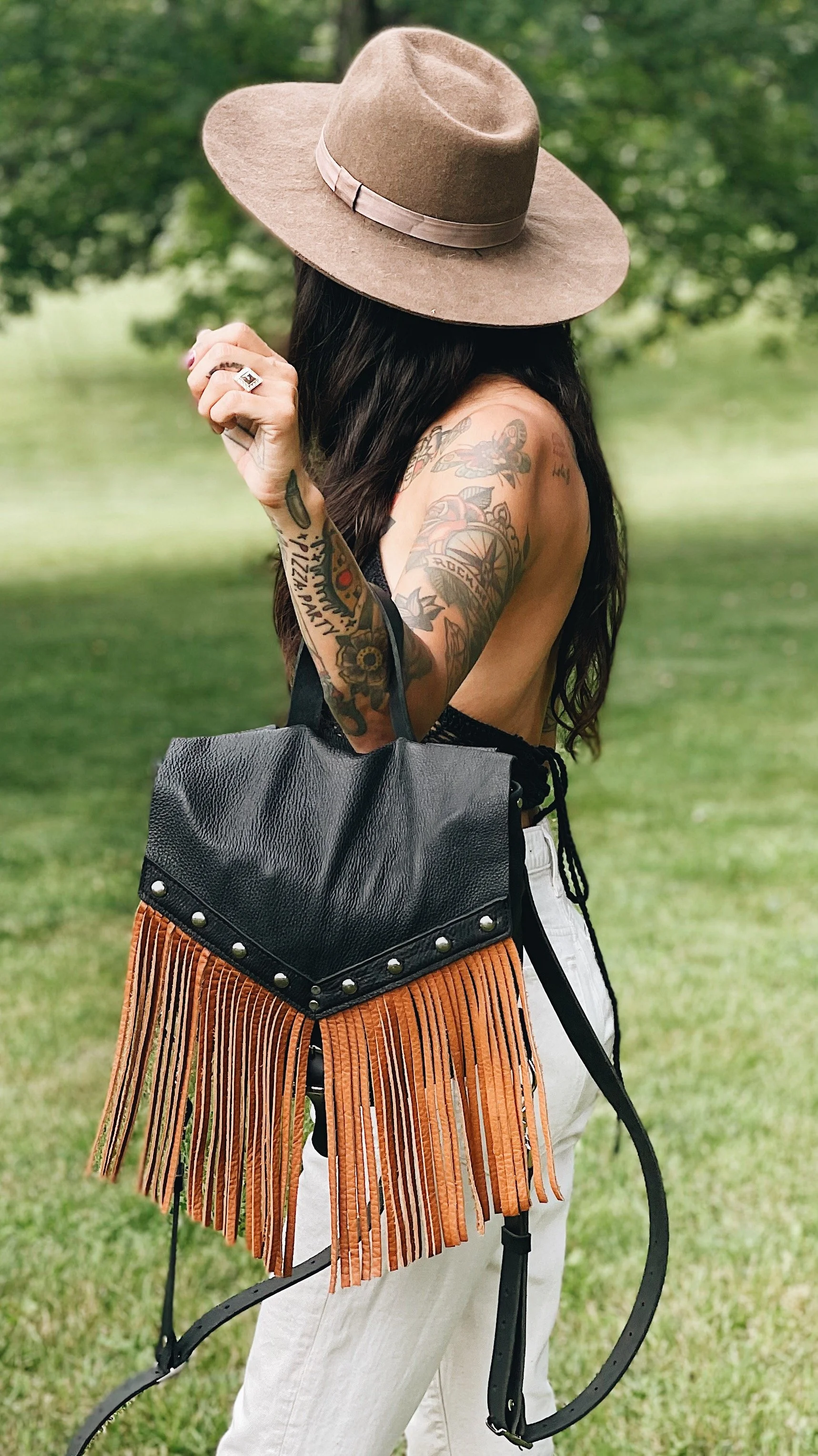 SARAH J CONVERTIBLE CROSSBODY + BACKPACK