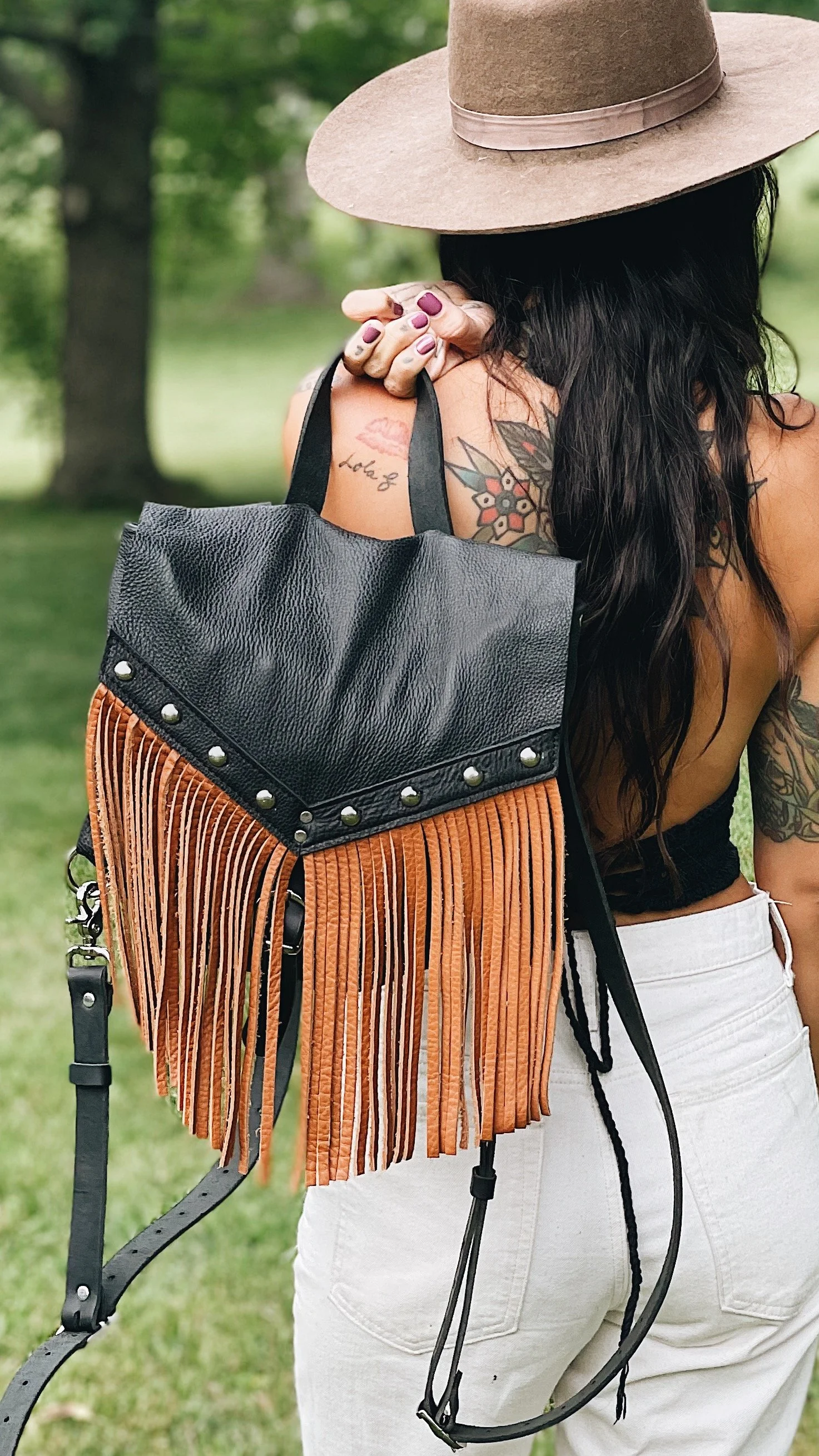 SARAH J CONVERTIBLE CROSSBODY + BACKPACK