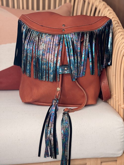 Design Your Own Leather Katie Convertible Fringe Hip, Waist, Chest,  Crossbody Motorcycle Riding Bag - Handcrafted Convertible Leather Backpacks  and Purses for Daily or Motorcycle Use