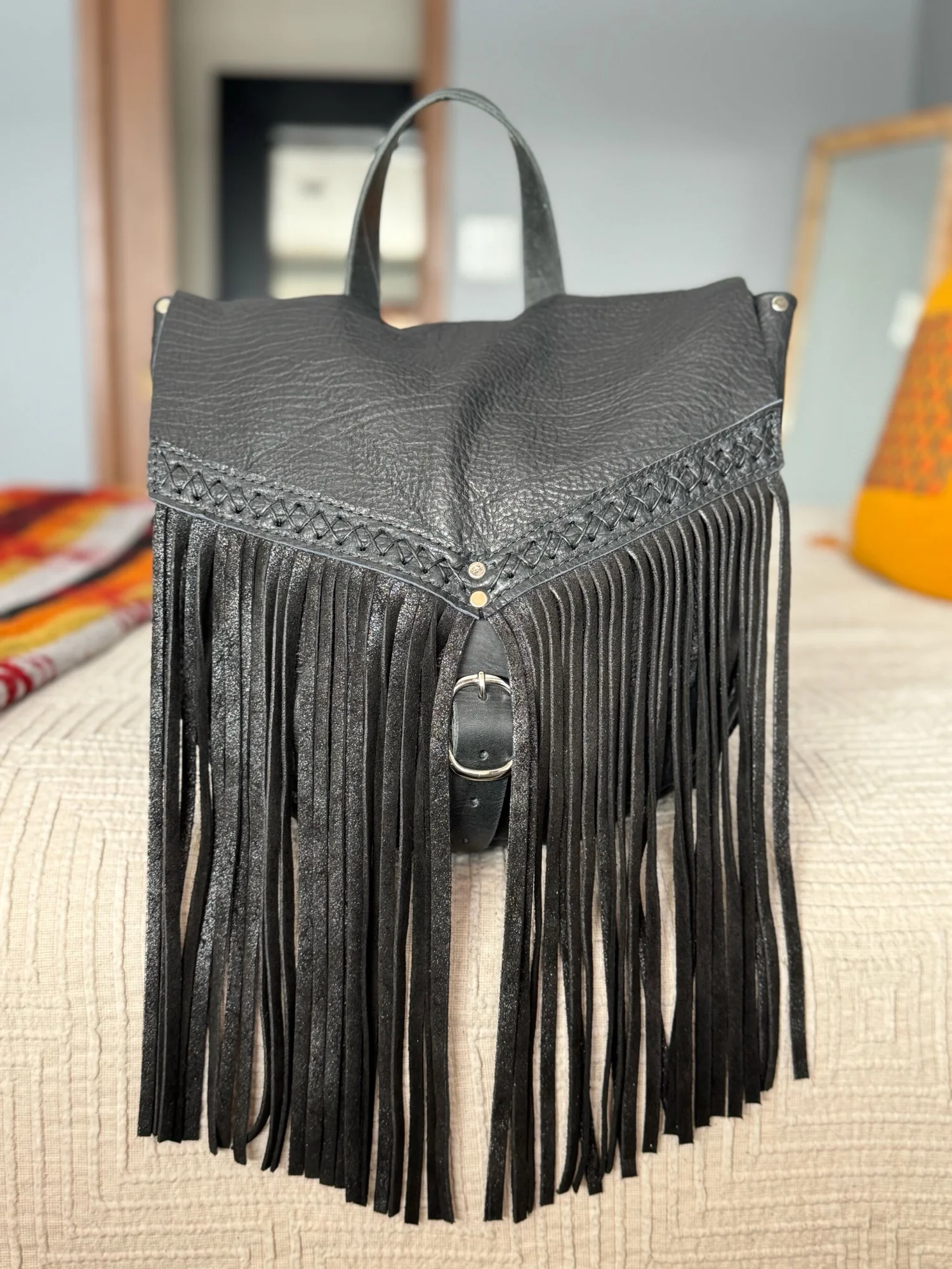 Design Your Own Leather Sarah J Convertible Fringe Day  display picture 2
