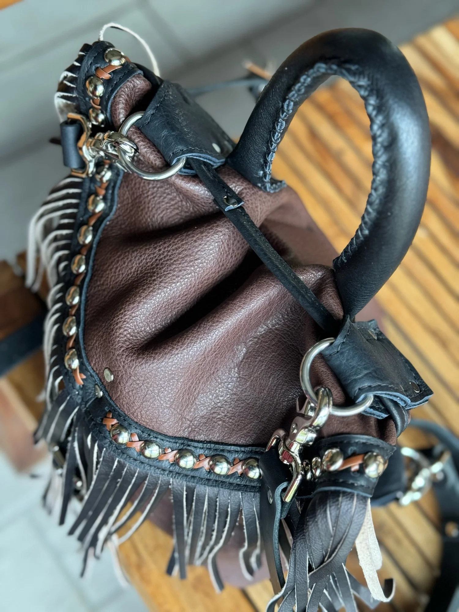 Design Your Own Leather Foxycat Convertible Fringe