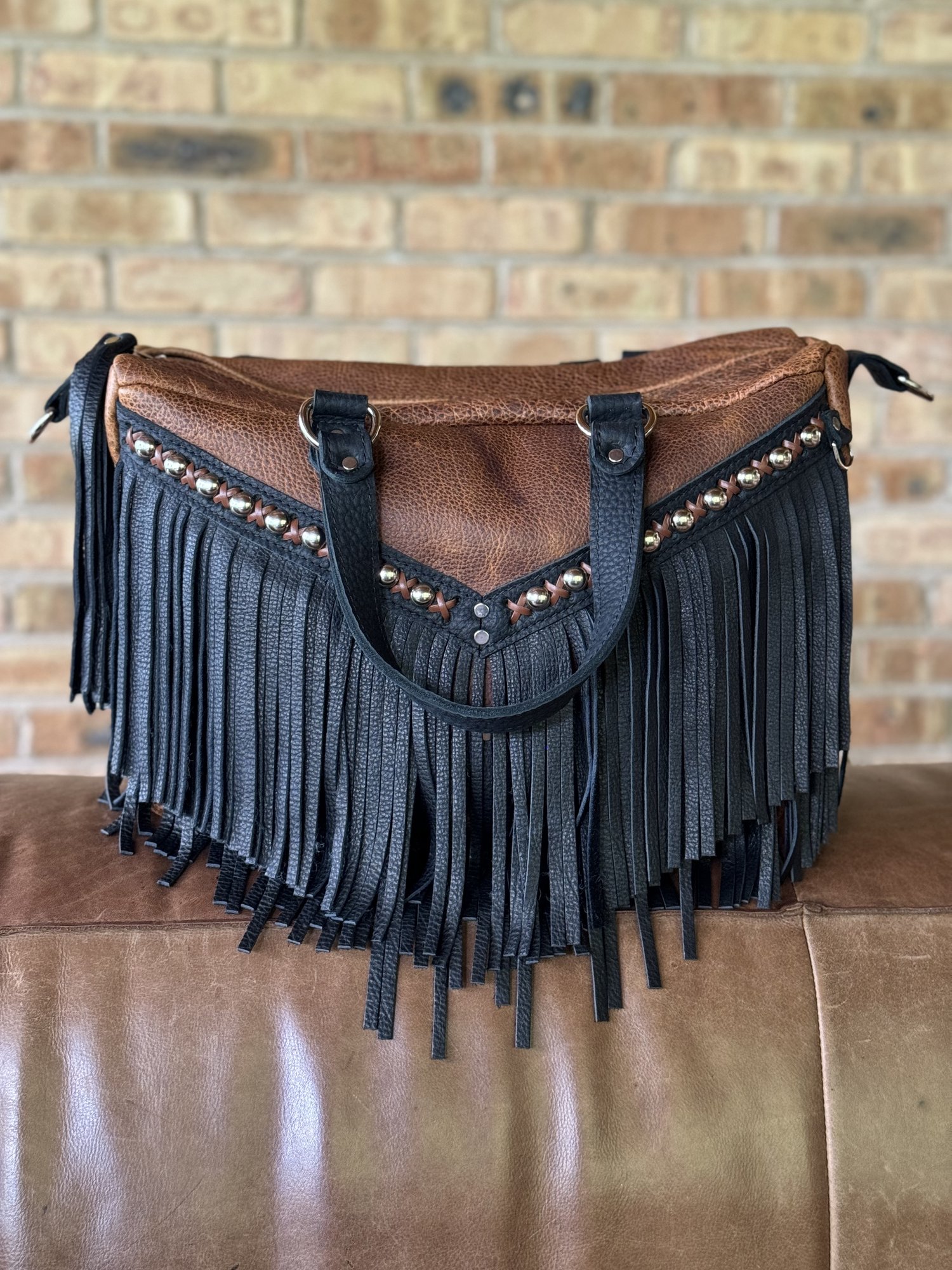 Design your own leather backpack discount