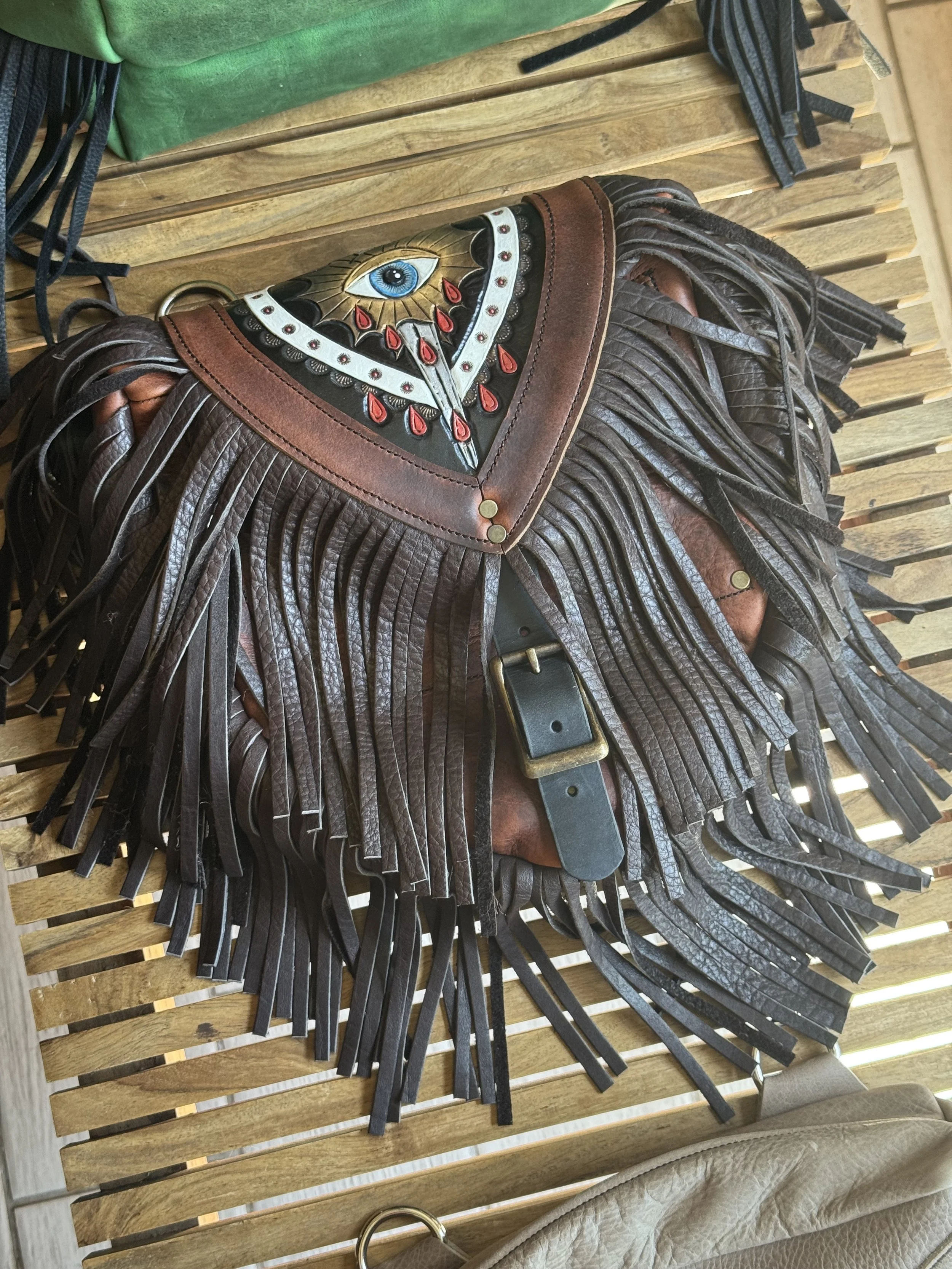 Eye of Swords | Whiskey and Chocolate Mini Brittany Convertible Bag