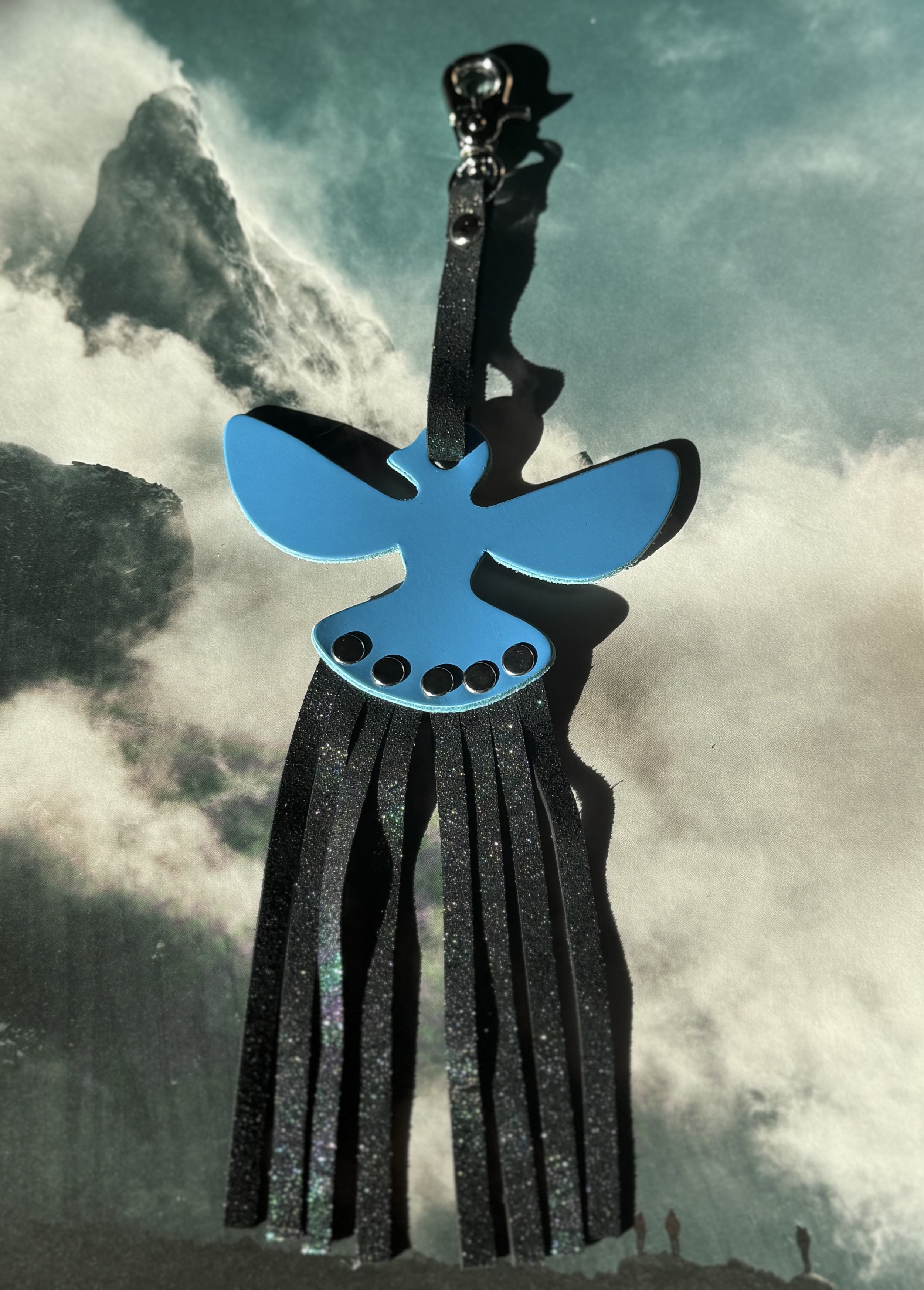 Leather Bird Bag Charm