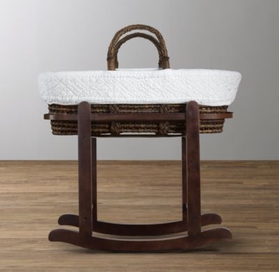 Rh Moses Basket and Stand