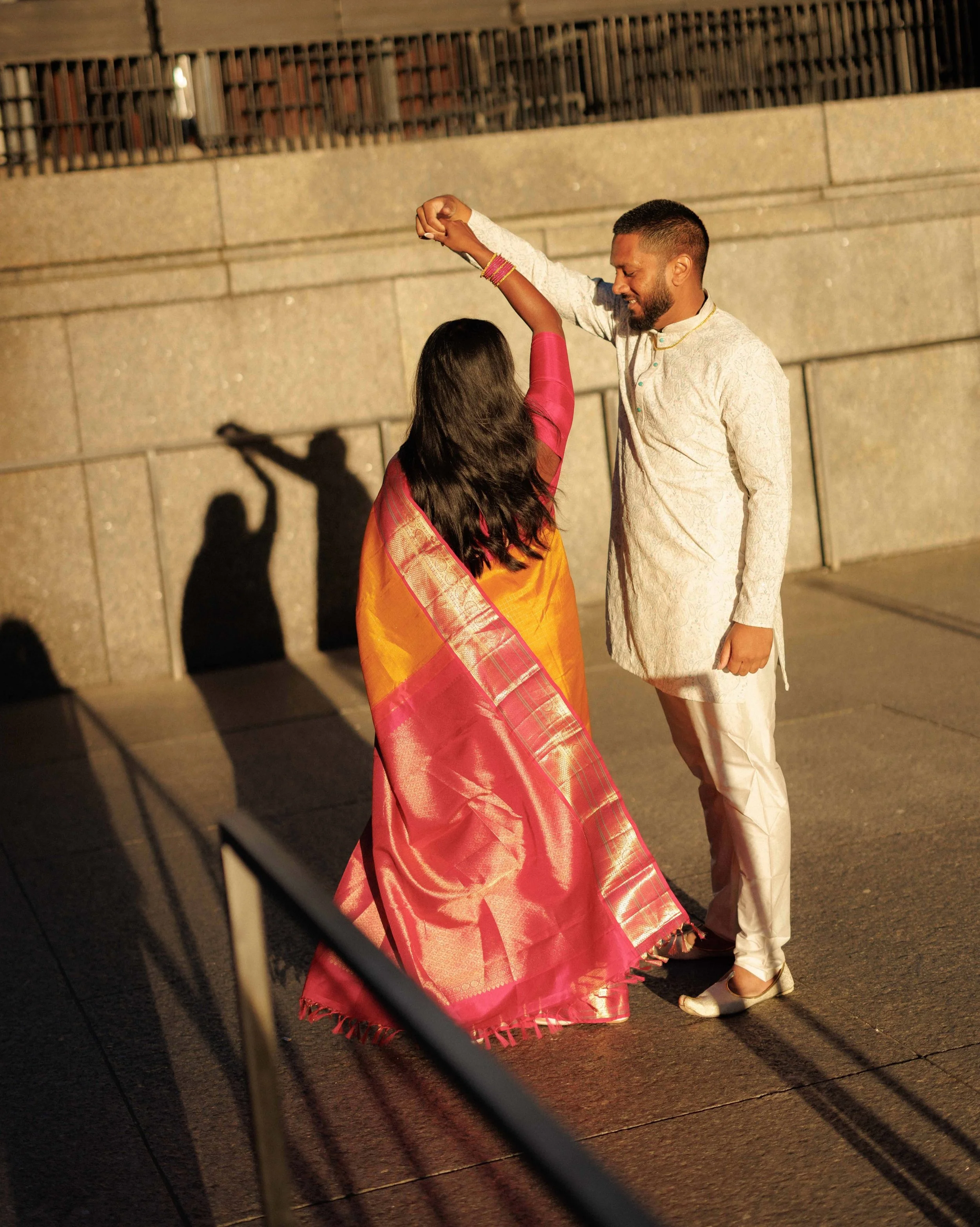 There&rsquo;s something magical about a sunrise engagement session in the streets of Toronto.
&bull;
Excited to be part of Keyshawn &amp; Dhanya&rsquo;s wedding festivities soon!