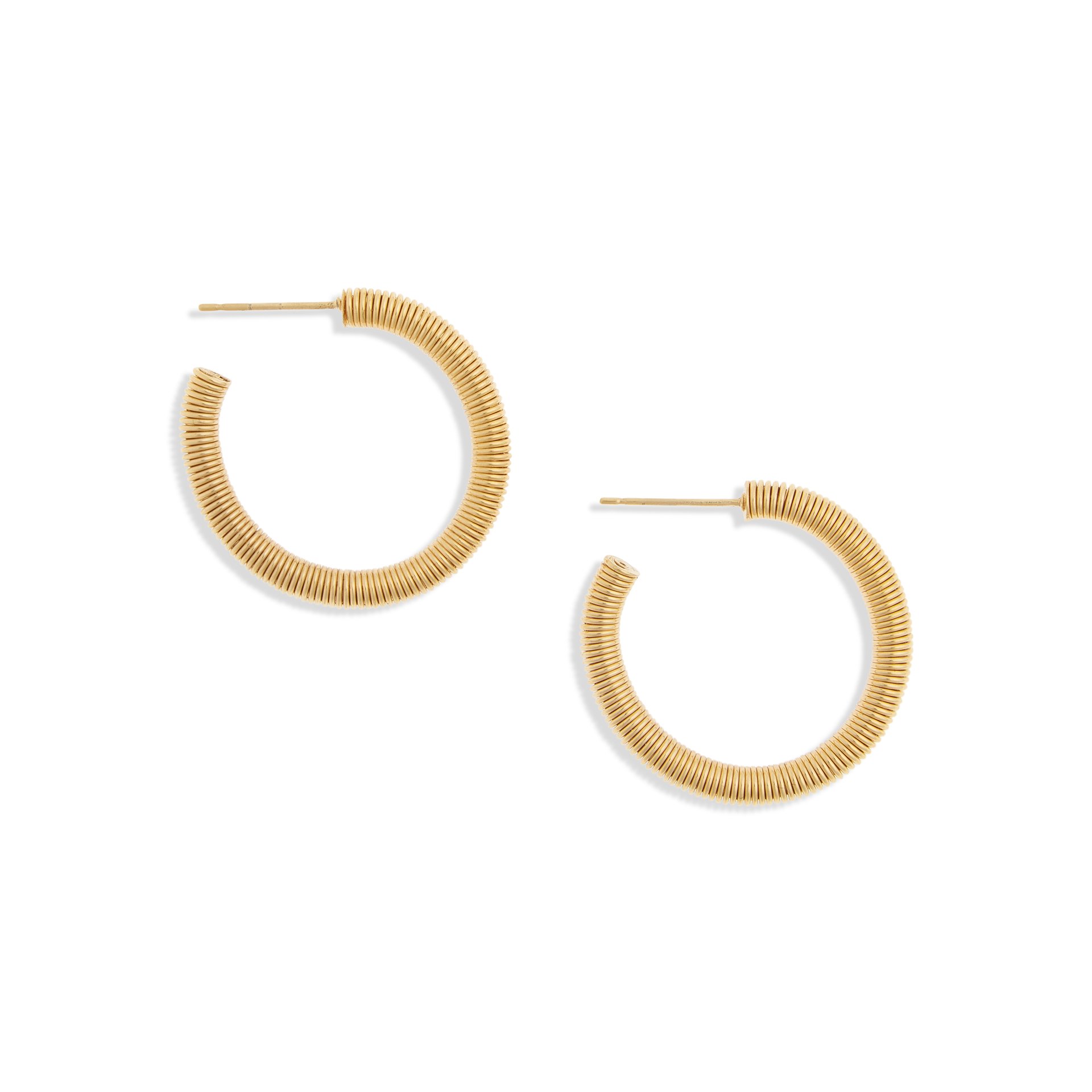 Earrings_MediumHoopStuds_Gold_Textured.jpg