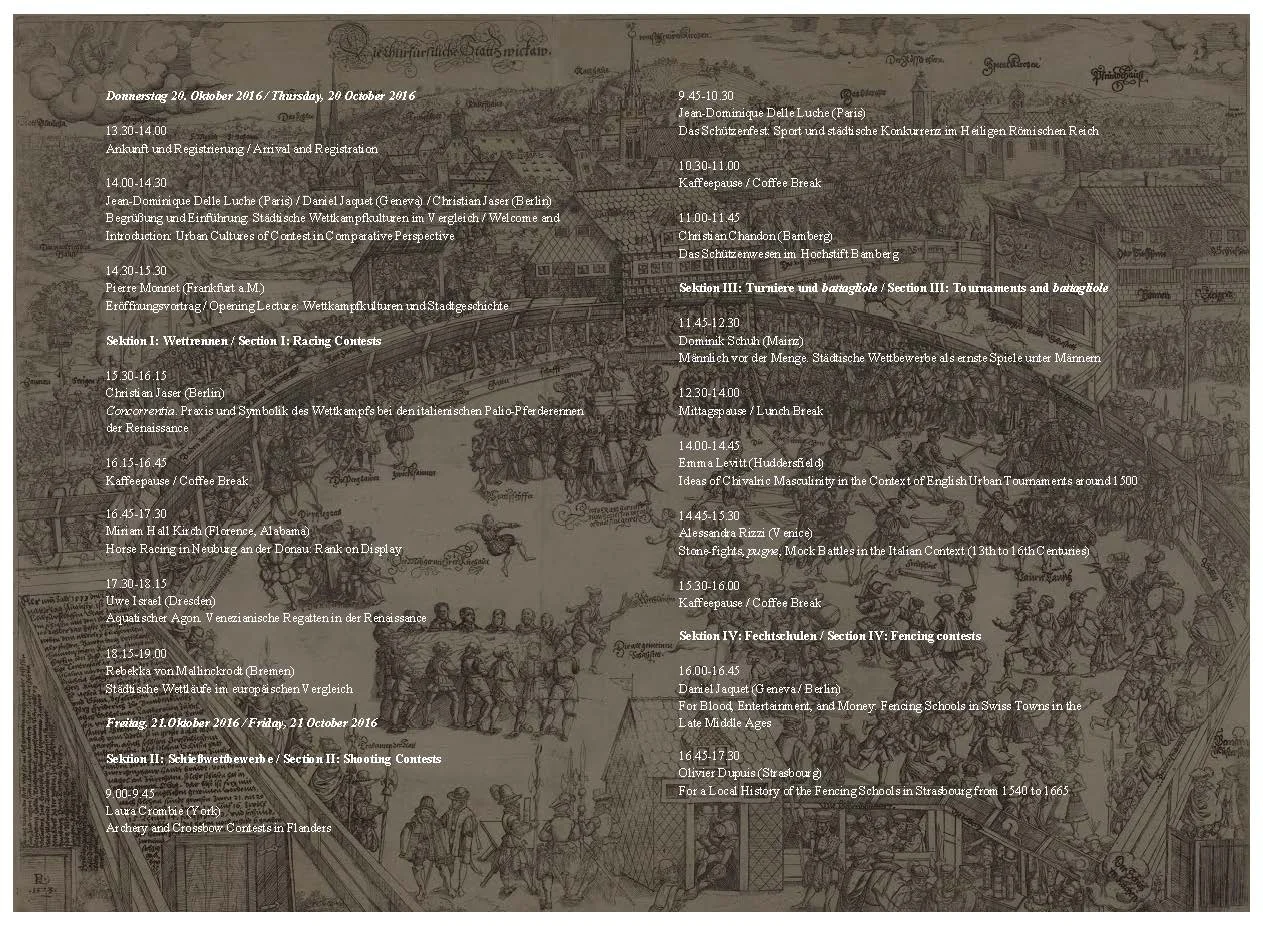 Program of the conference