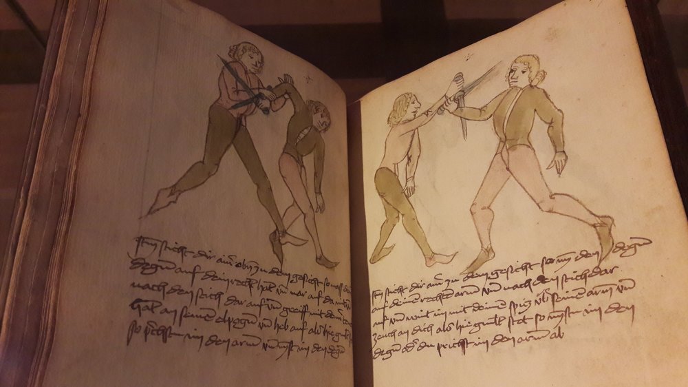 Anonymous [codex Wallerstein / von Baumann Fechtbuch], 1420/1470. UB, Augsburg.