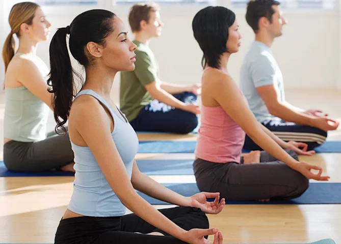 Corporate meditation class