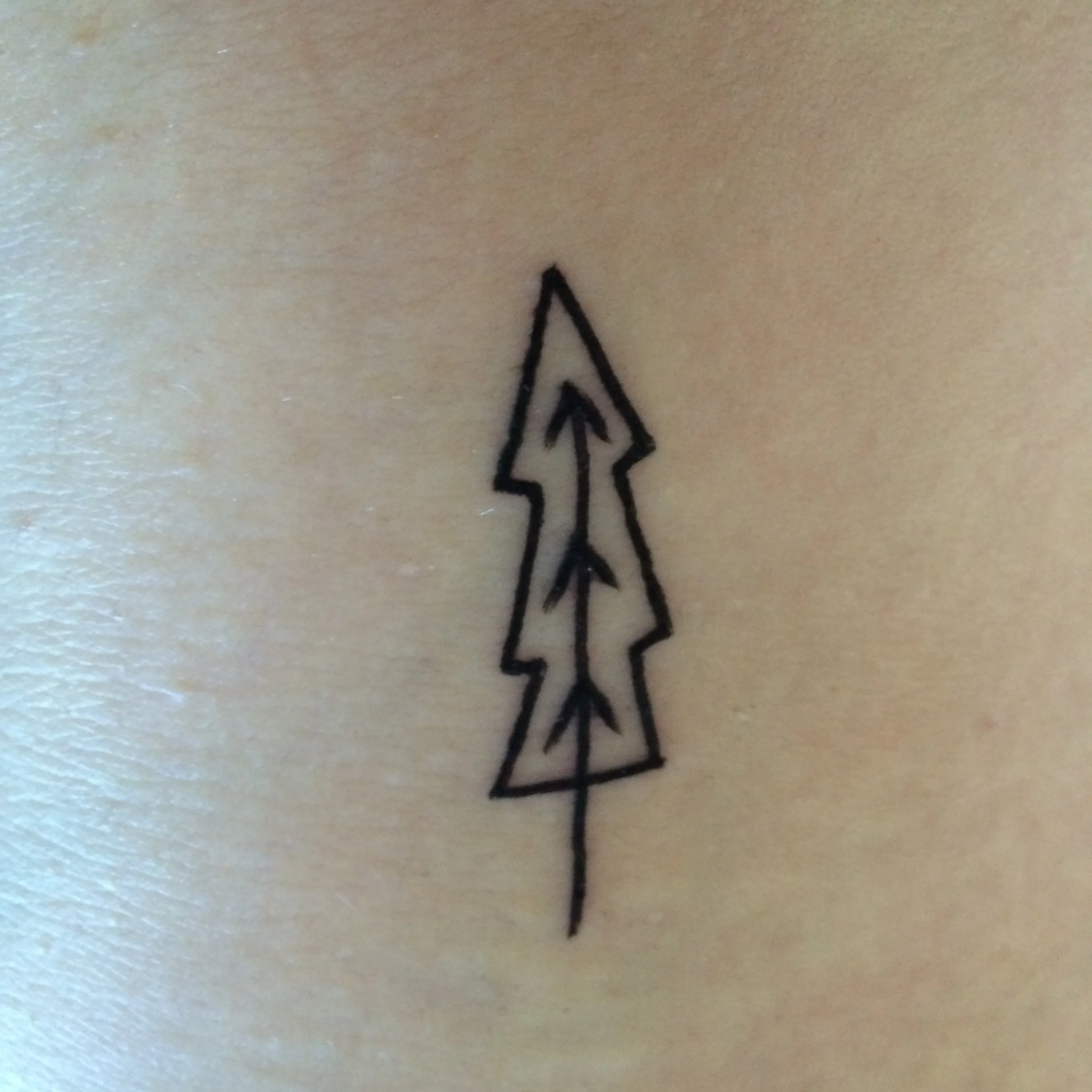 Just a tree.  On my body.