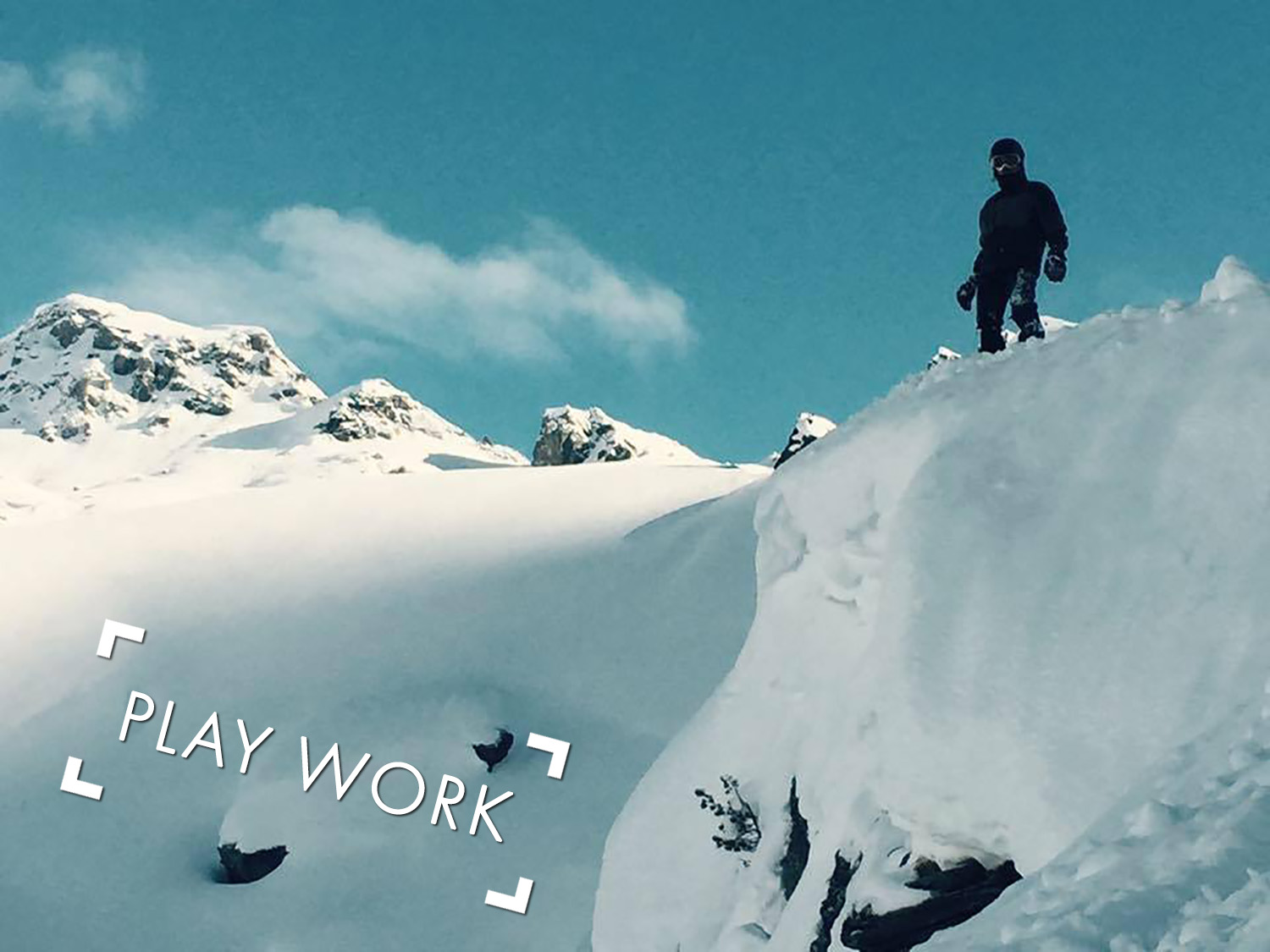 Pretending to have fun while snowboarding in Italy. Instead of enjoying myself most of the time I was plotting my escape from the life context I'd created.