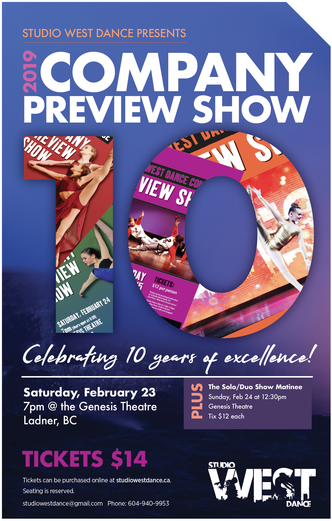 Company Preview Show Tickets!