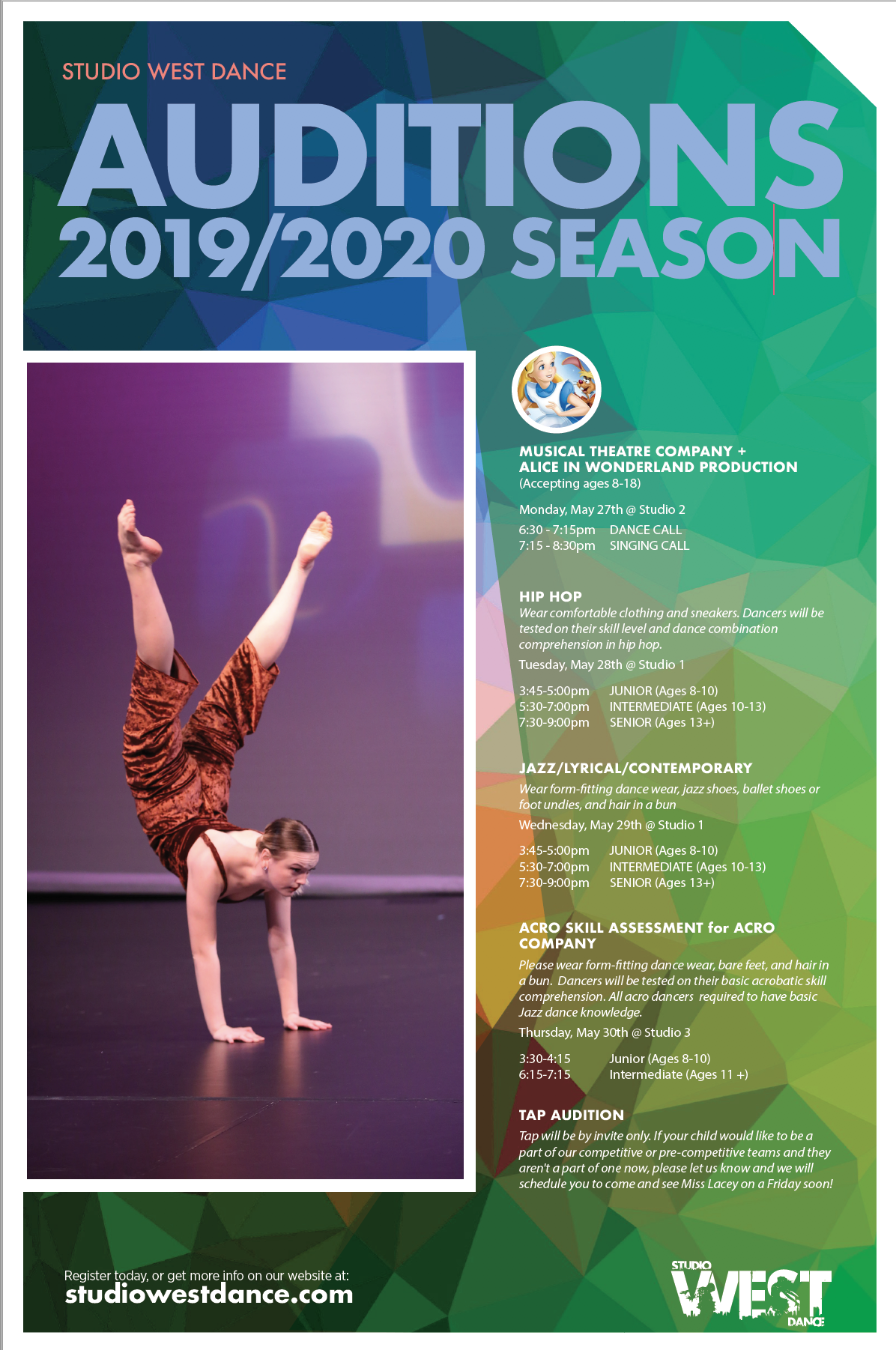Auditions for 2019-2020 Season!