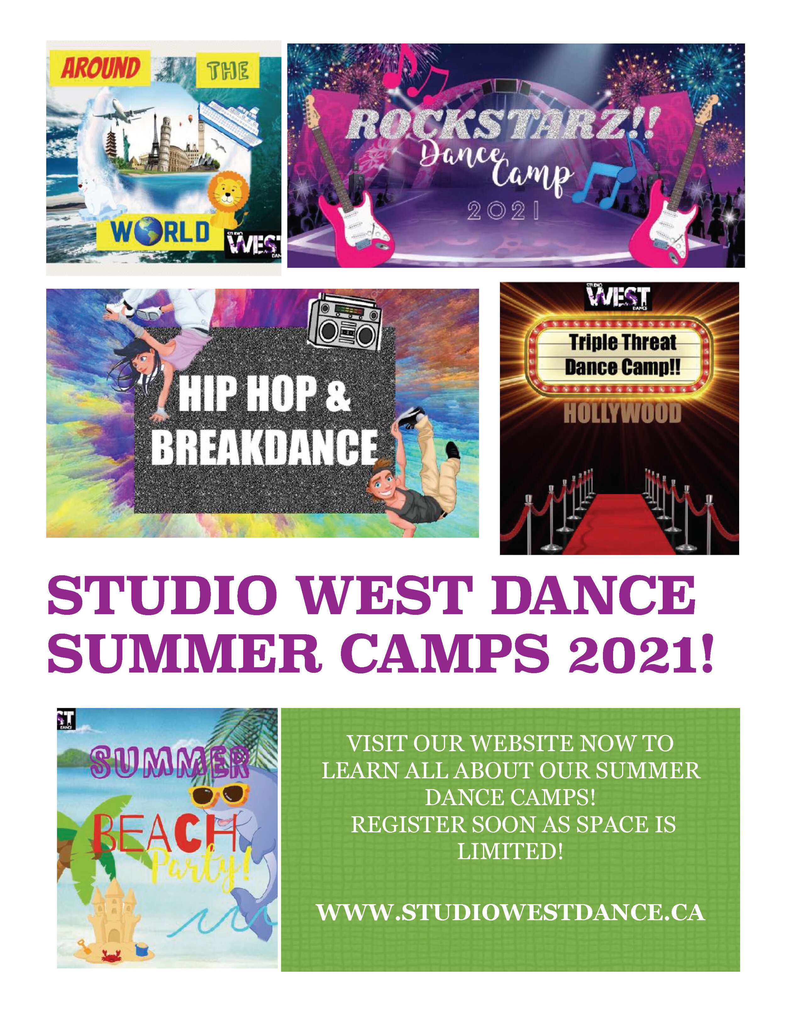 Register now for Summer Camps!! 