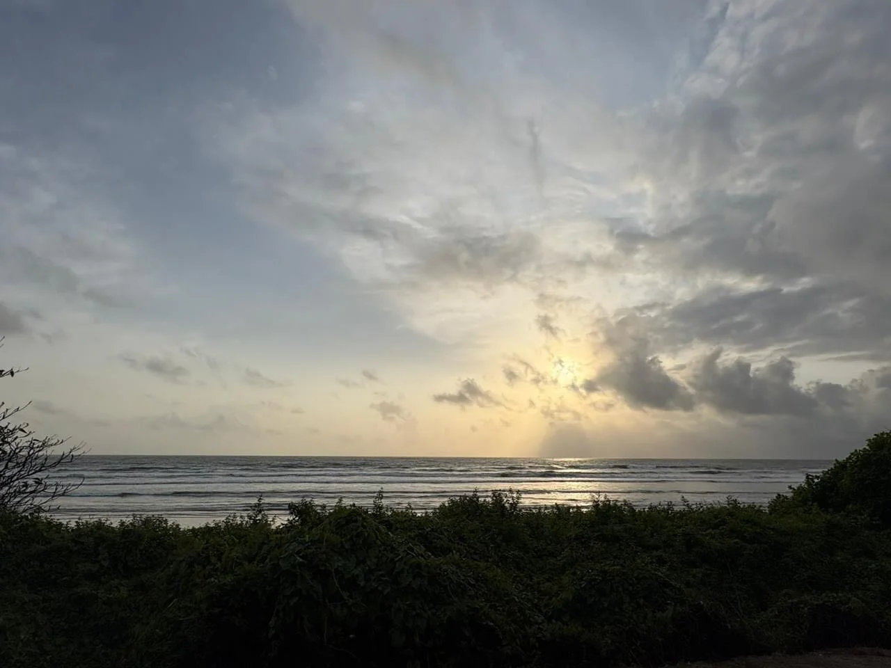 Received this view from our beach in Ashvem. A teaser from Mother Earth letting us know whats around the corner after months of monsoon. A new season slowly begins to unfold. 

Look forward to welcome you