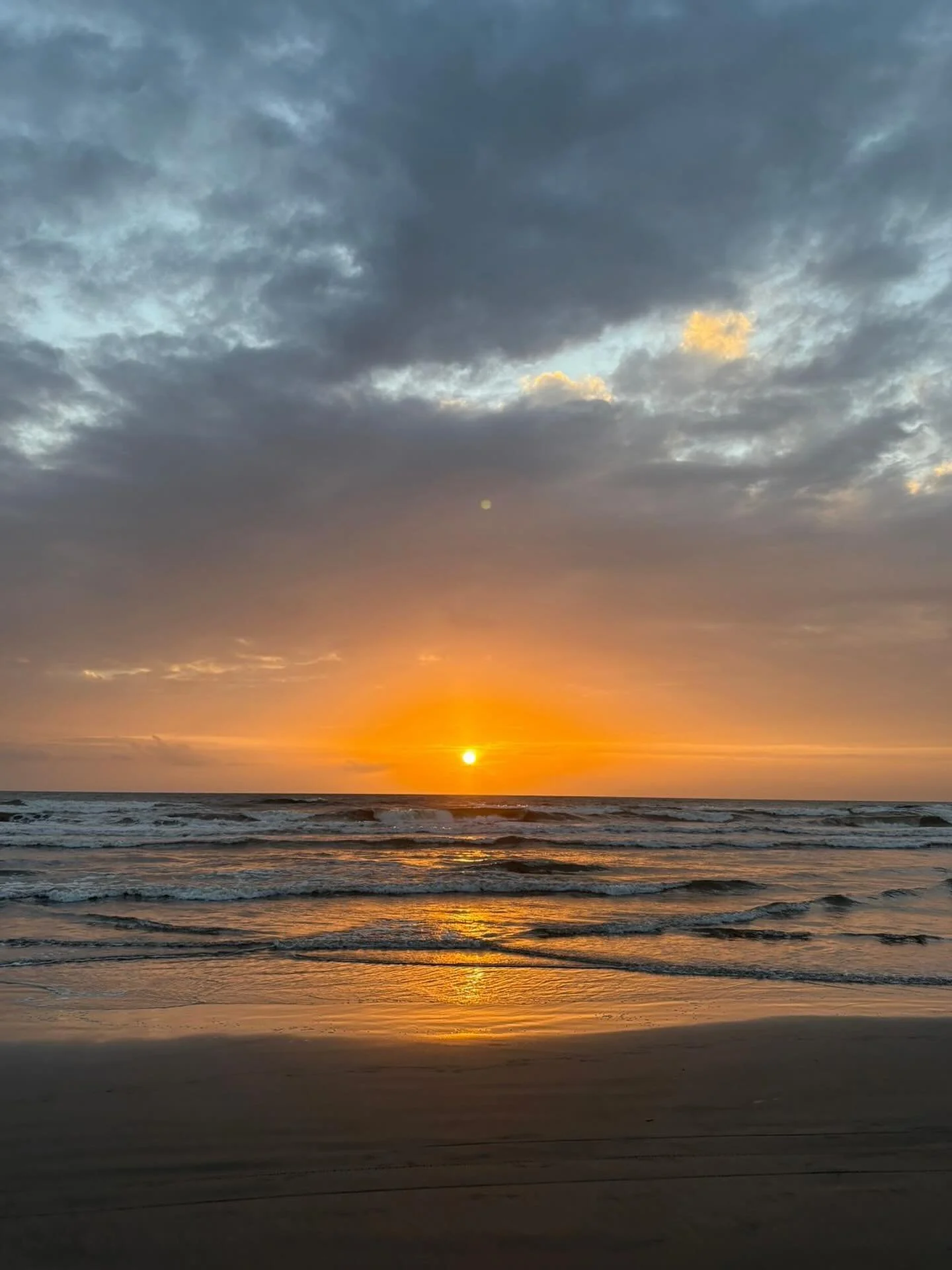 Amazing sunset on Ashvem Beach this evening