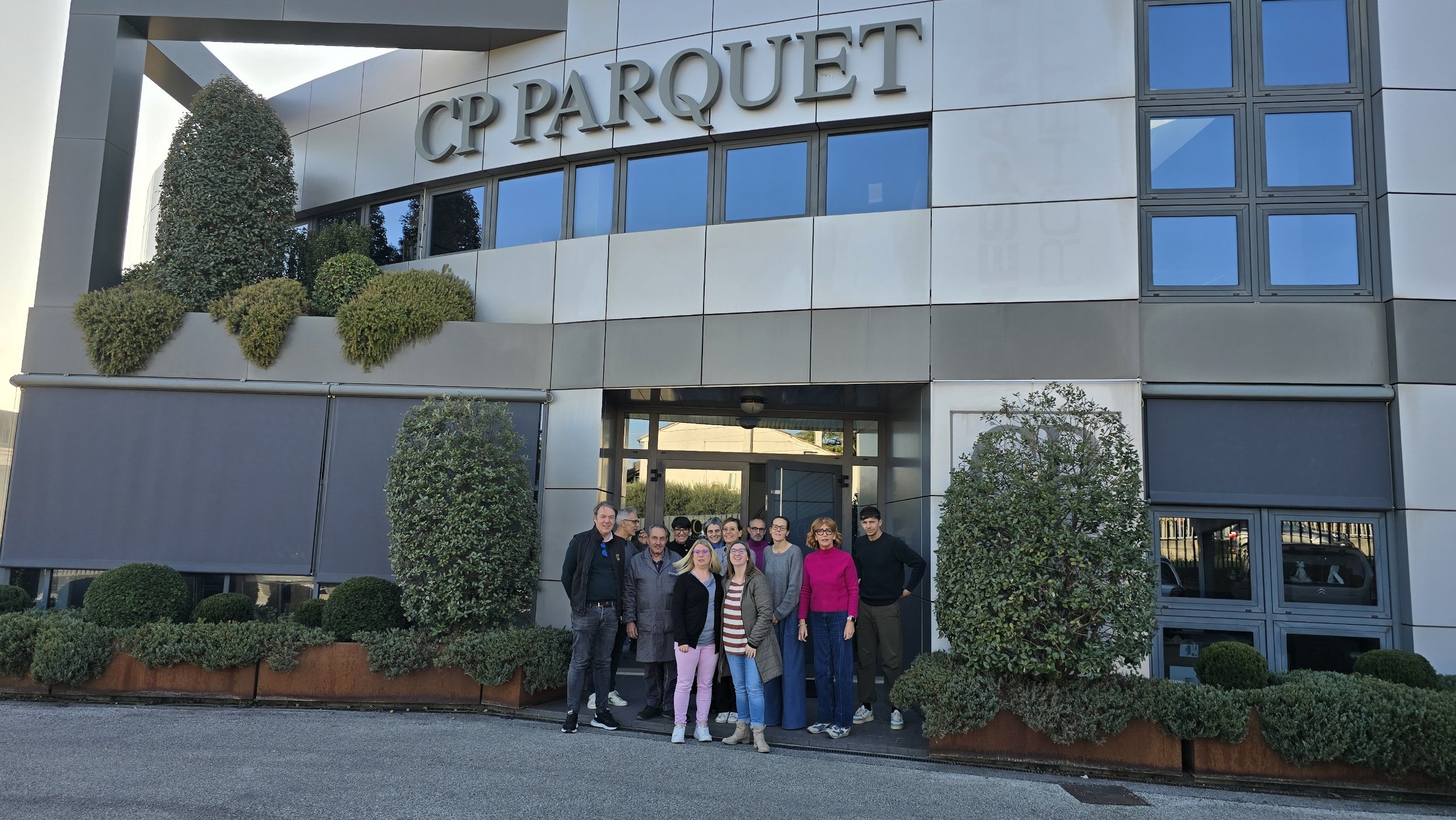 The CP Parquet team, Crespano del Grappa, Italy.