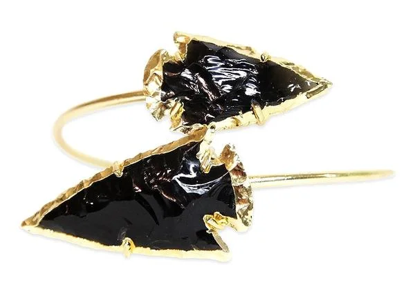 black obsidian arrow head cuff.jpg