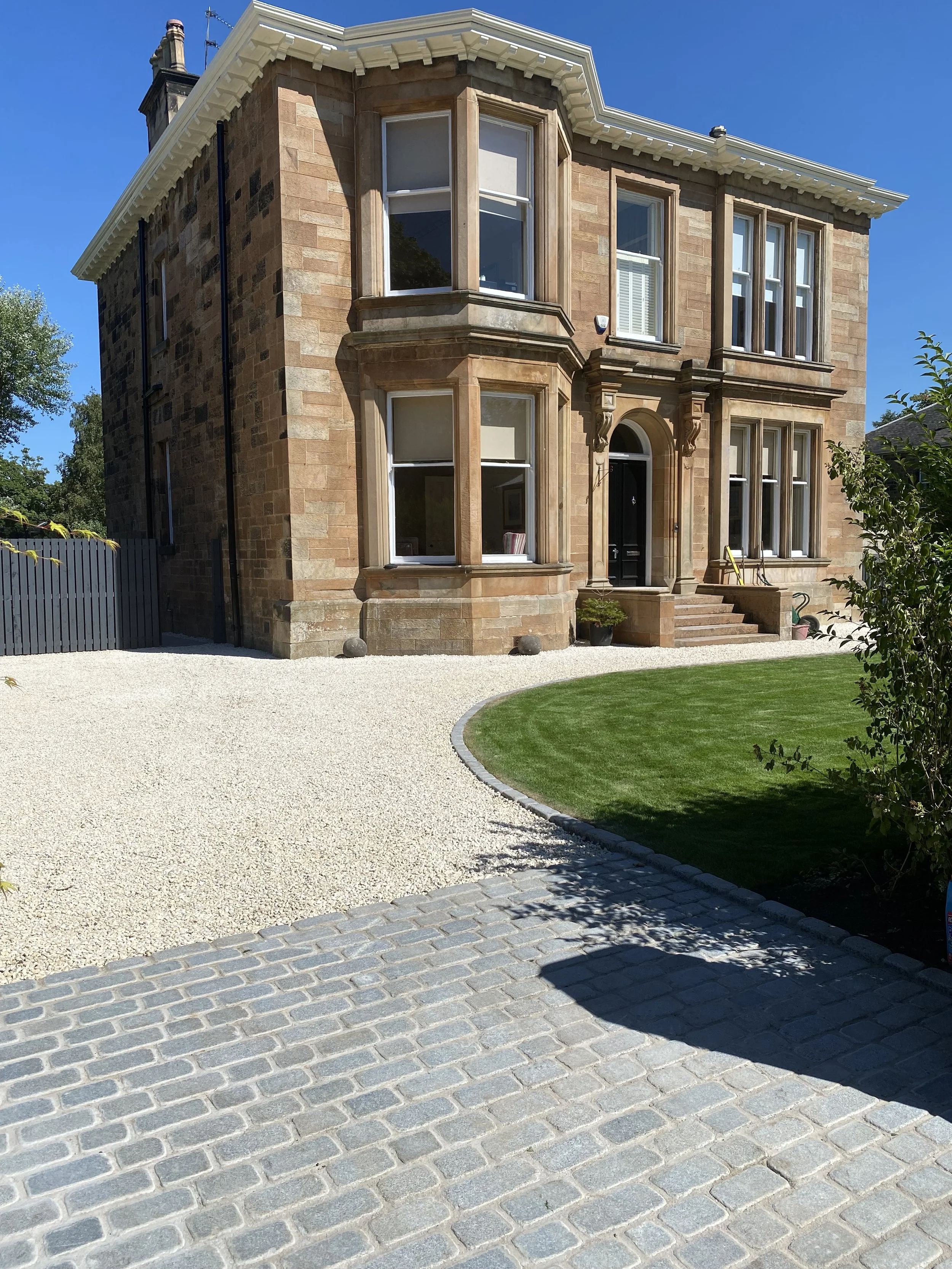 Granite Cobble Entrance, Pollokshields