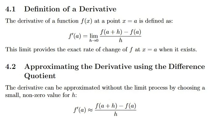    Derivative as a Concept Video (Link)     INTEGRALS:  