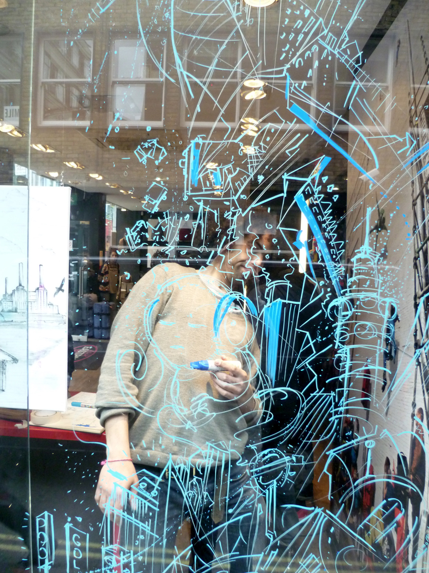 Eastpack Window Painting 