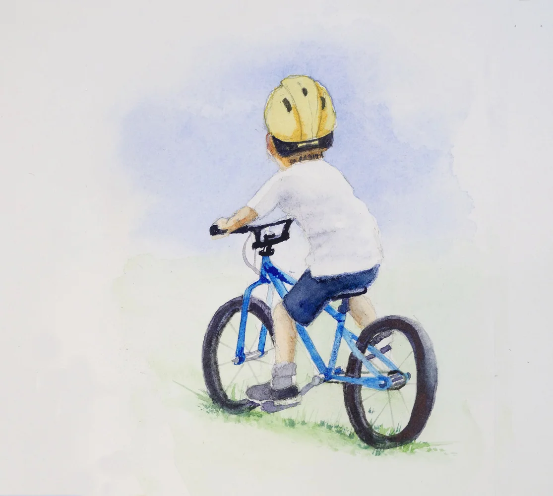 boy on a bike