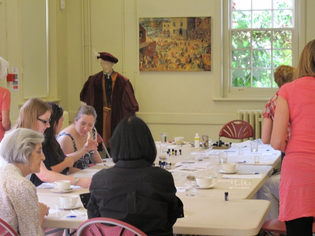Creating a Georgian Fragrance - classroom shot