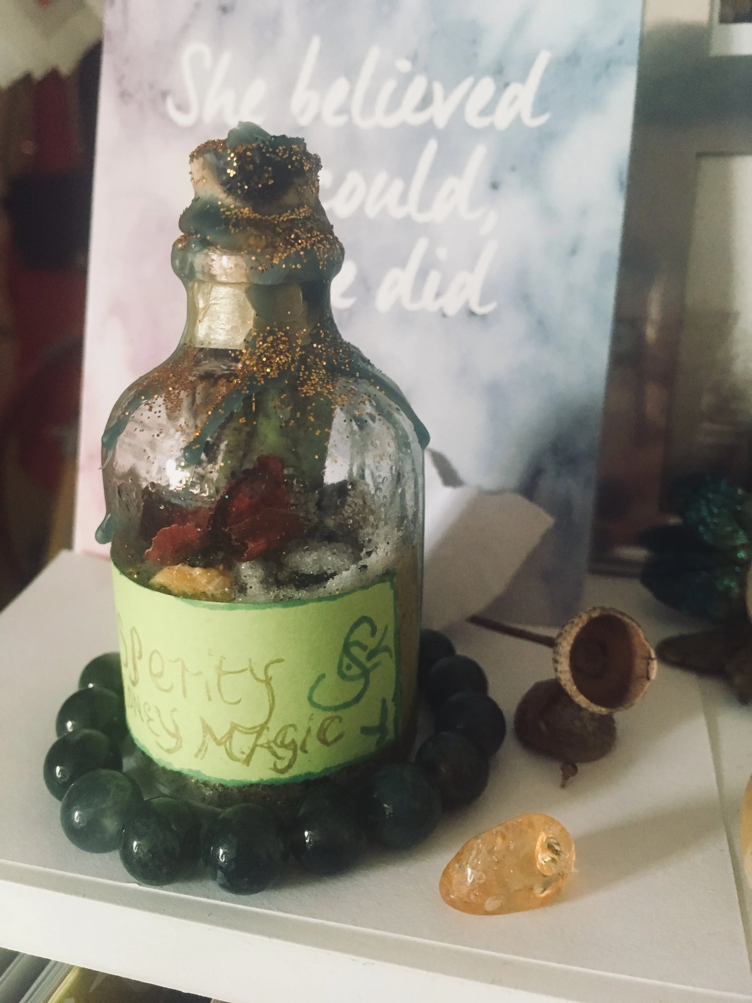 Witch Bottles for Practical Magic