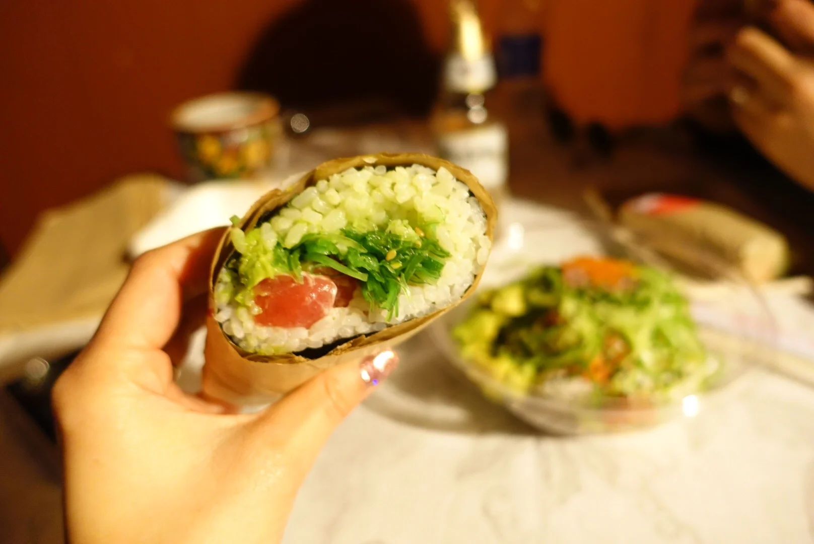 Sushi burrito.