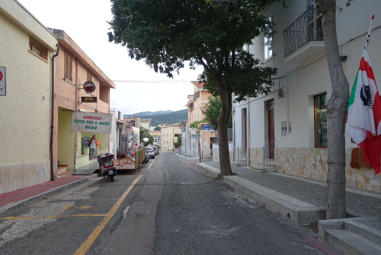The little streets of Cala Gonone.