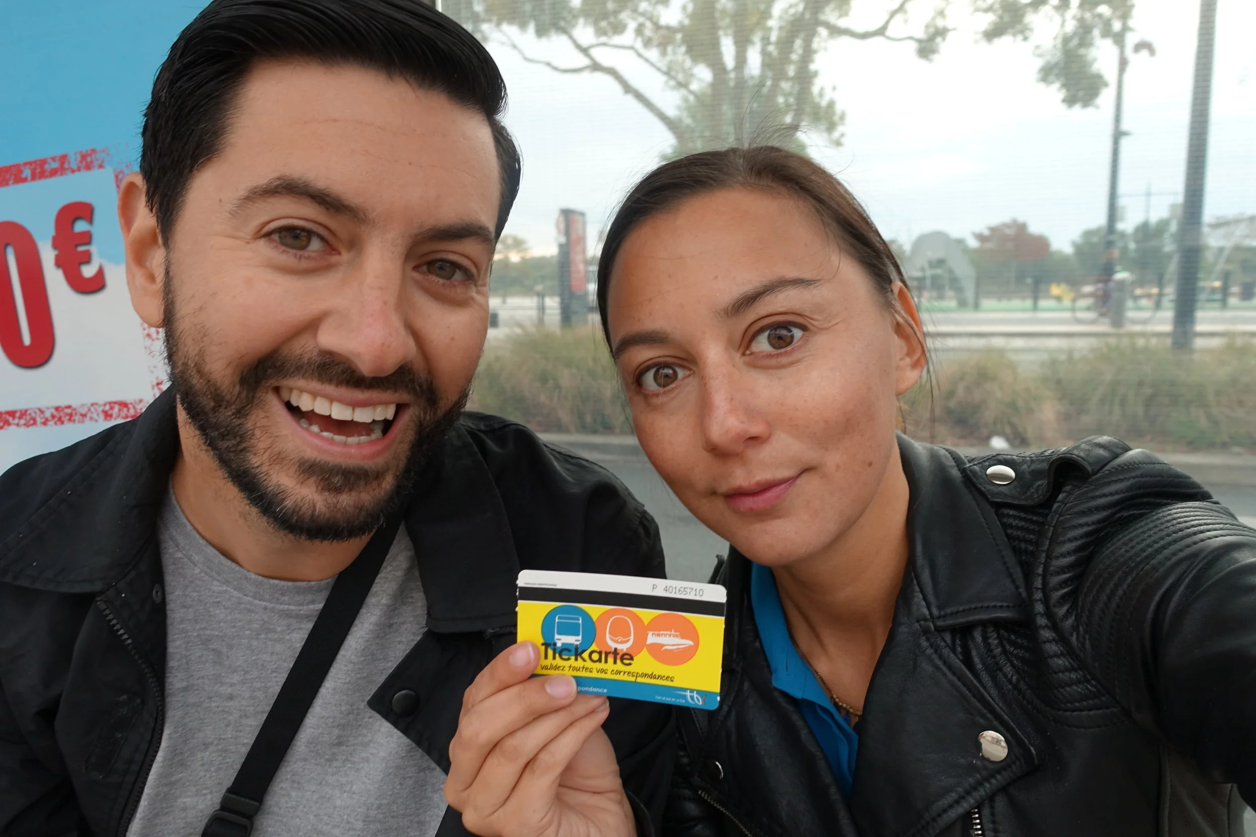 Adam and Crazy Eyes Magoo have a ticket to ride. The trams. All day for €4,50.