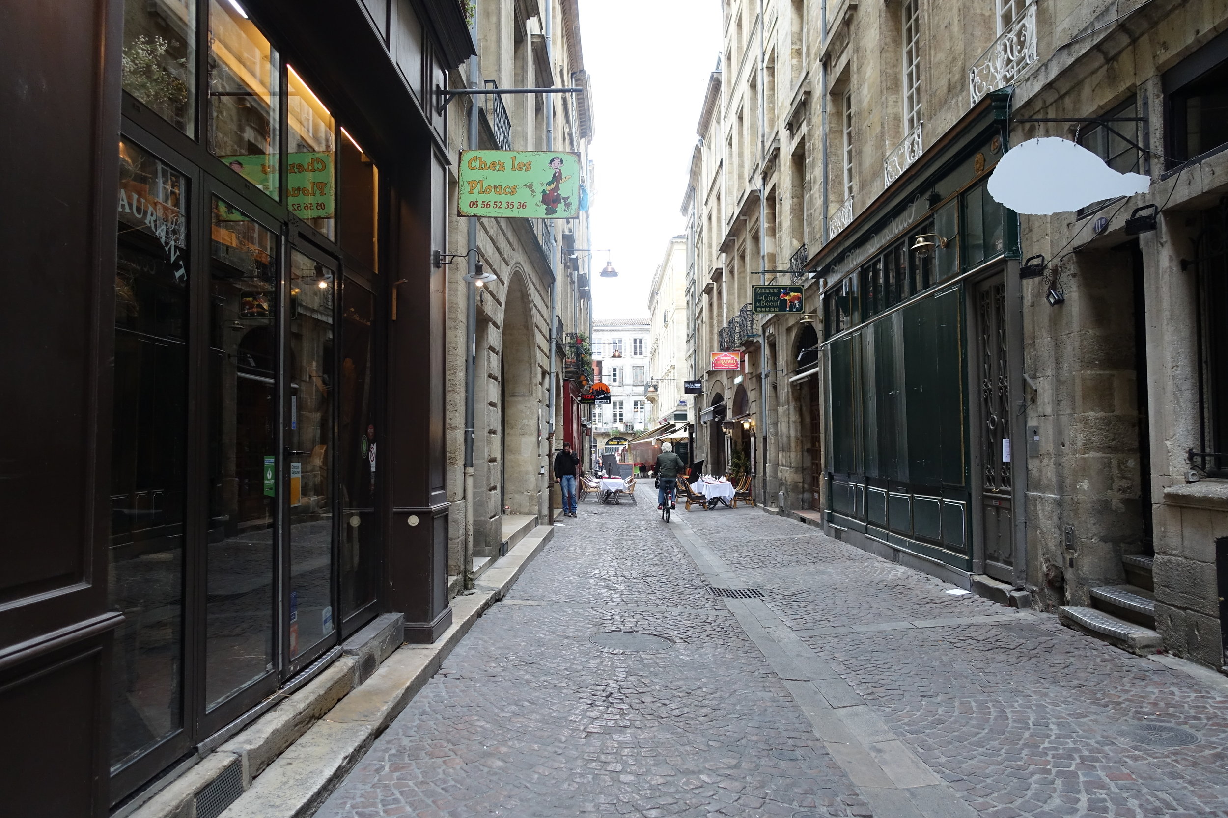 Backstreets of Bordeaux.