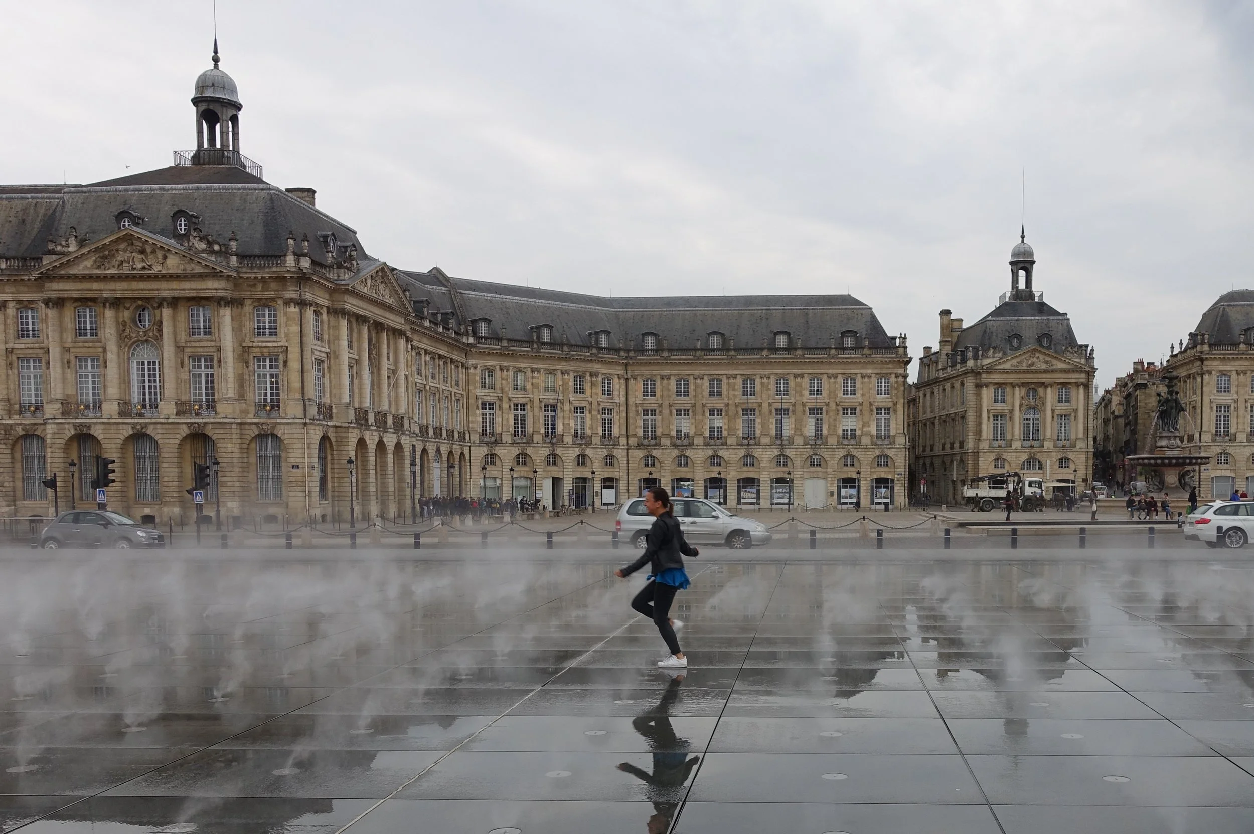 It was cold running through the mist, but worth it.