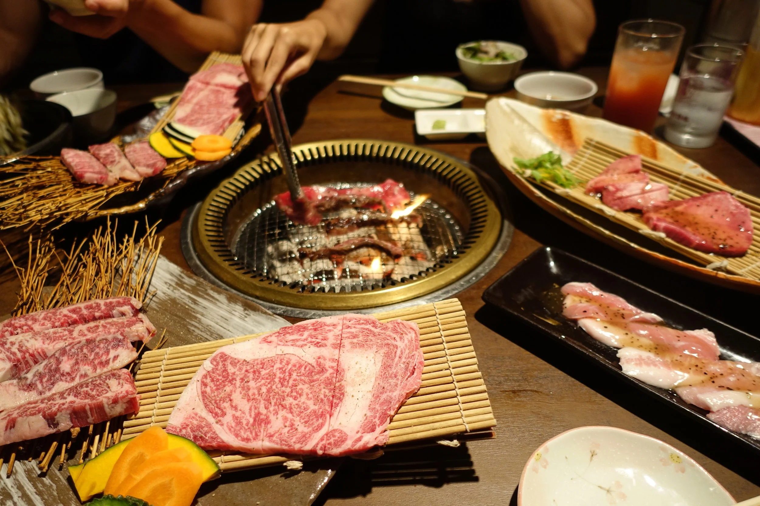 Look at all that marbling! This place was called Yakiniku Kitauchi and had a range of Ishigaki beef options.&nbsp;But what is Ishigaki beef? It's the local wagyu found on the island and it's about as good quality as Kobe beef. The fat melts at a low…