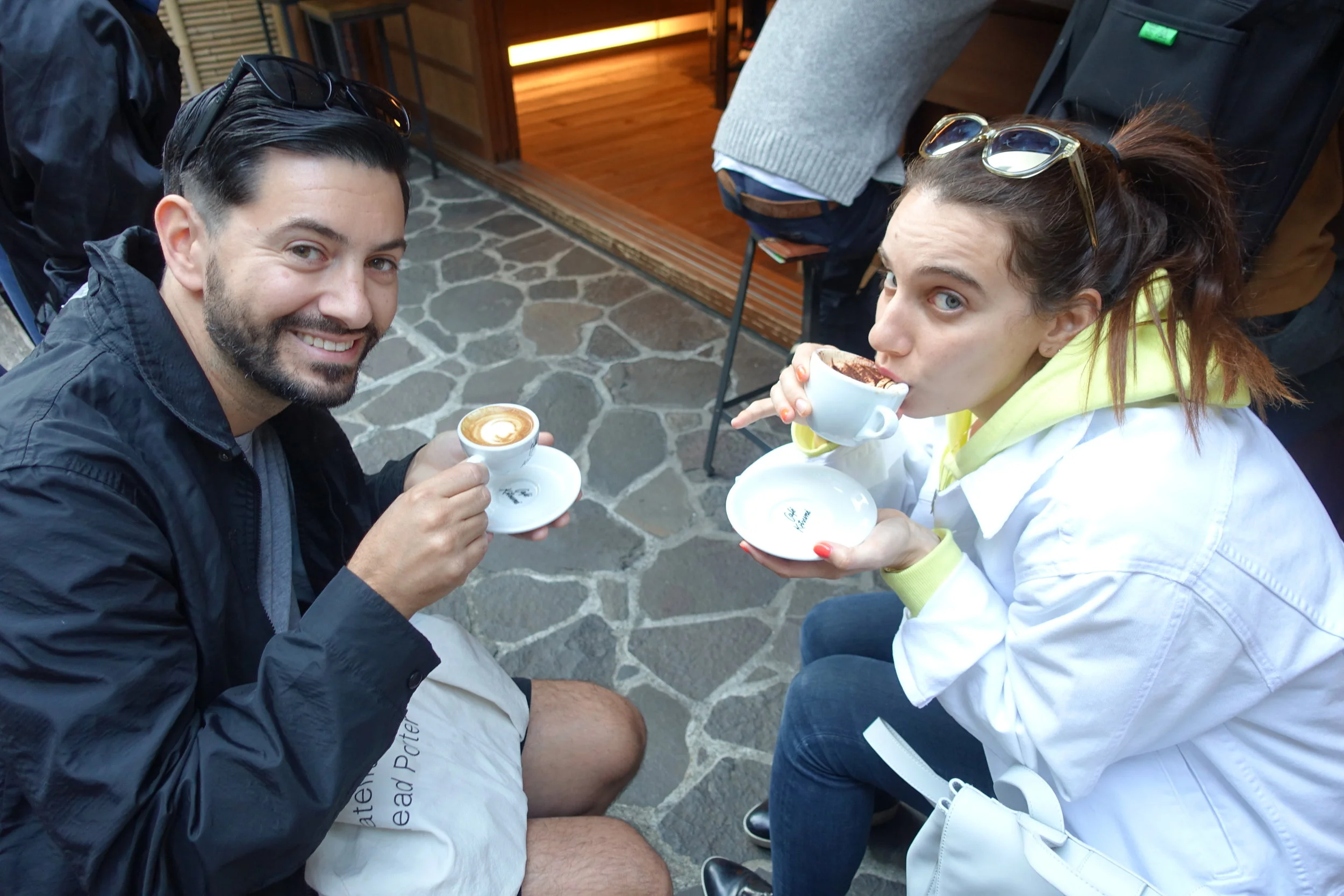 Enjoying the coffees. Nina was probably telling us something about Terrace House and I was probably making mental notes to watch it. If only we knew about Terrace House earlier because we would have taken her to Barista's cafe which was a few street…