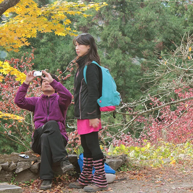 What Japanese people wear when they go hiking