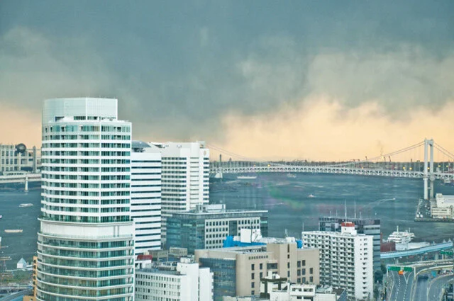 Ominous sky.