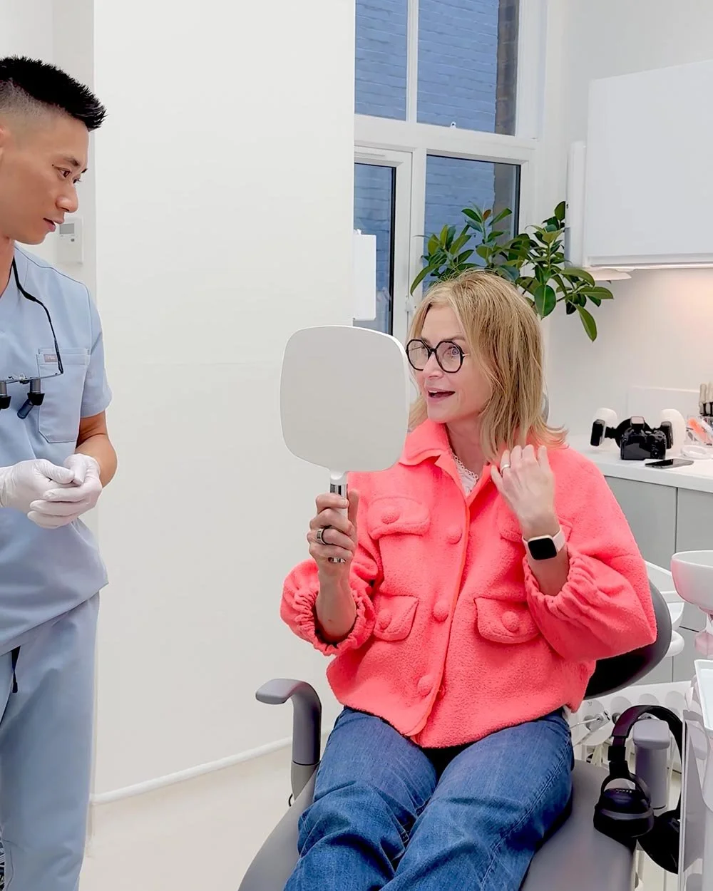 smile preview before clinical treatments for porcelain veneers