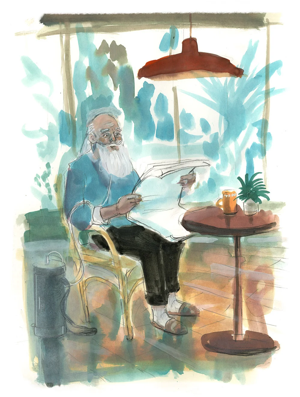 Illustration für Freund, Forum & Sozialstation, Berlin. 2016