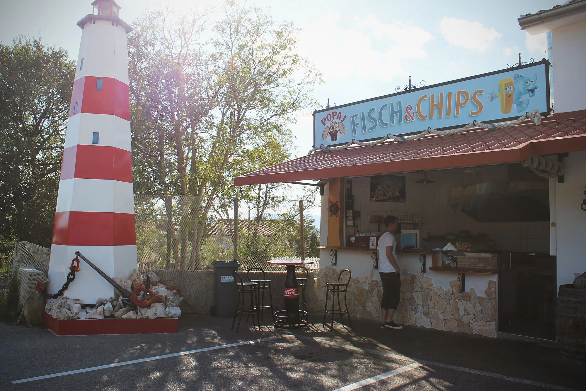 new opened little fish&chips place by the road
