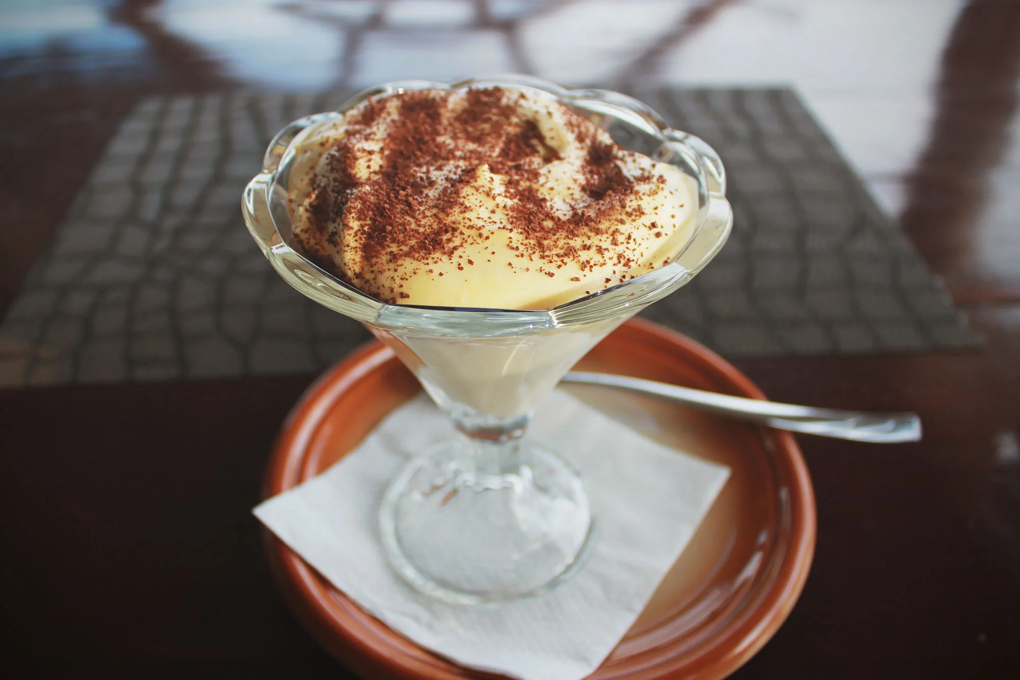 hands down the best dessert on the island - tiramisu in konoba "Porat" in little place Porat