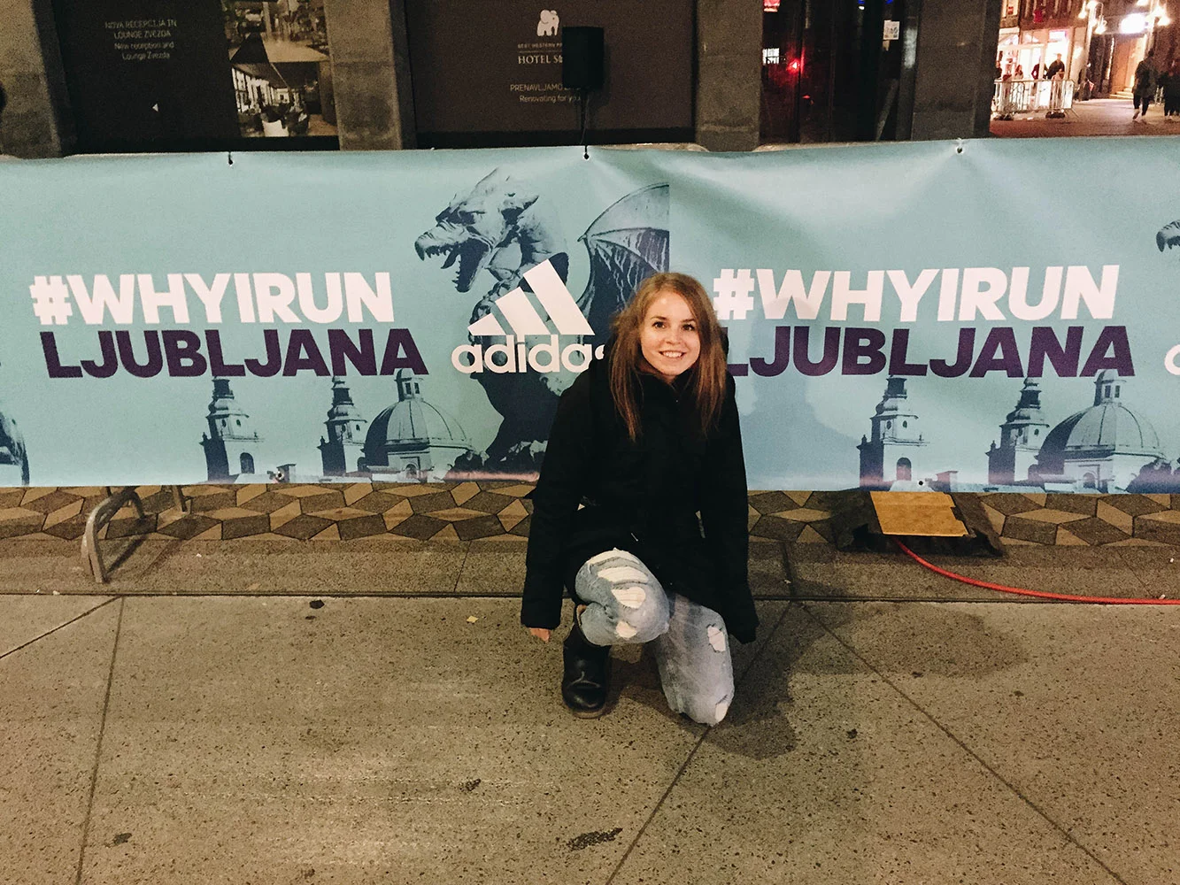 the night before the race..so excited
