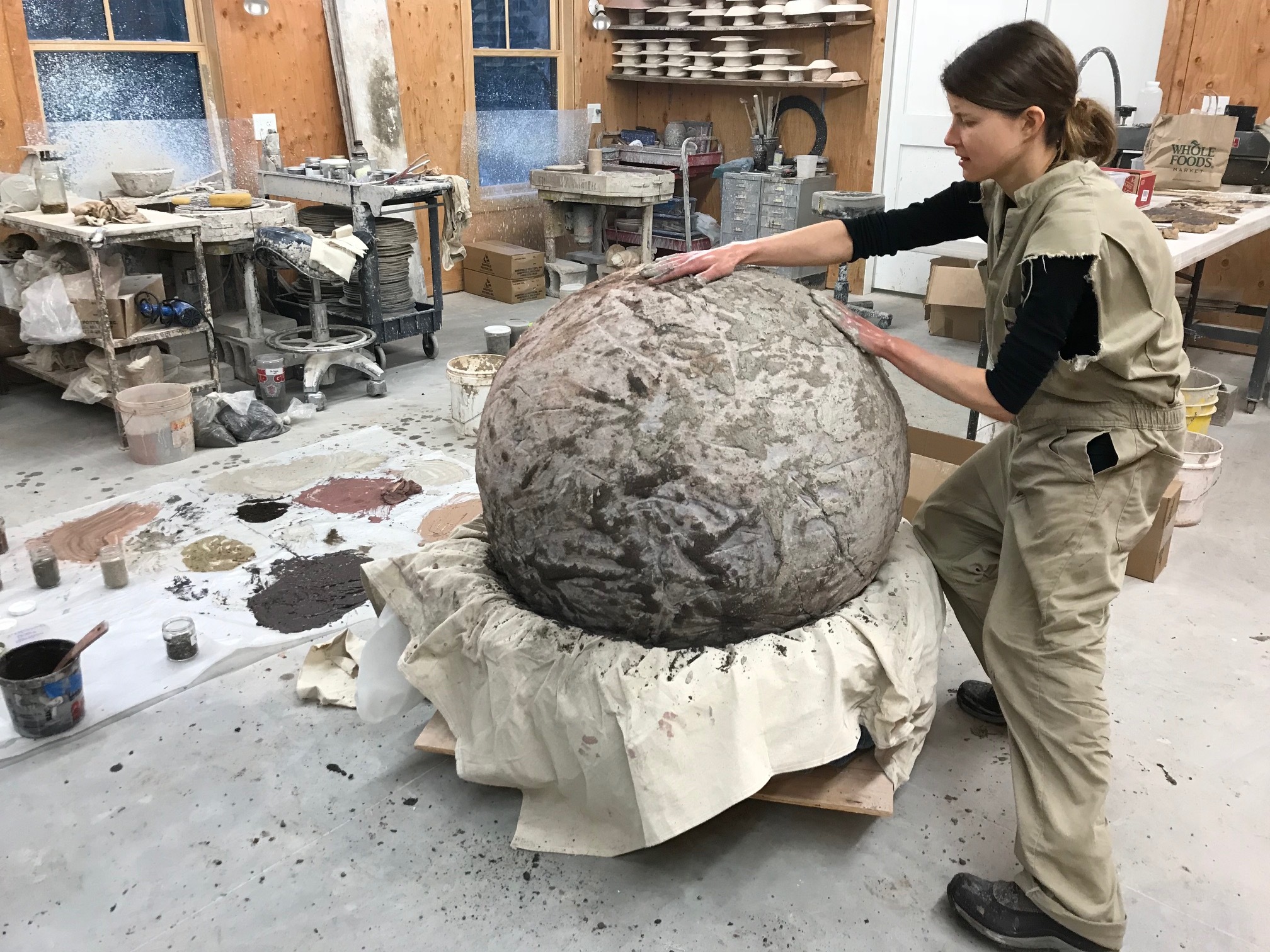  Ceramic Orb in Process III 