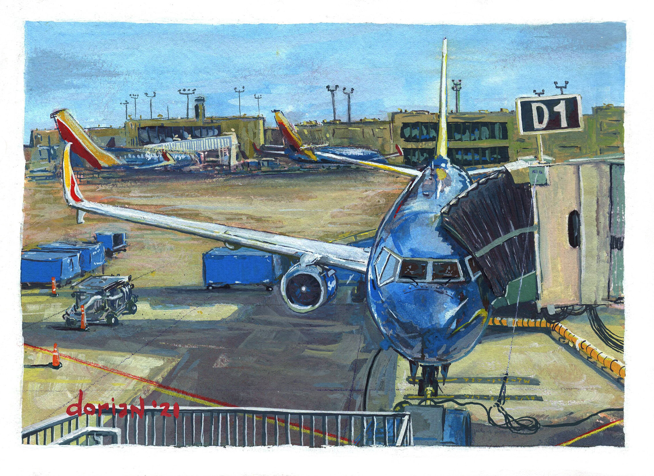 Parked Plane