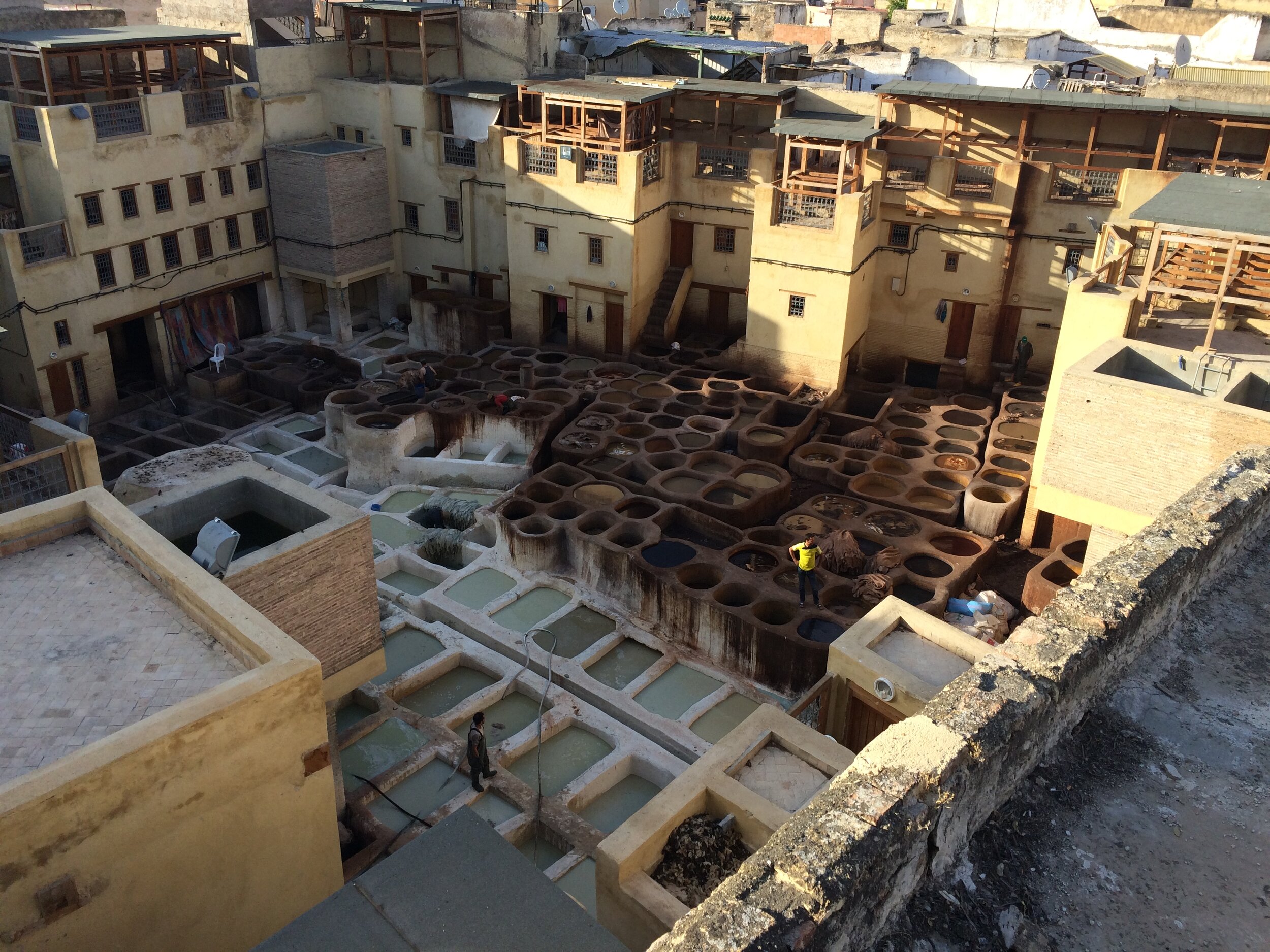 A Tannery in Fes, Morocco