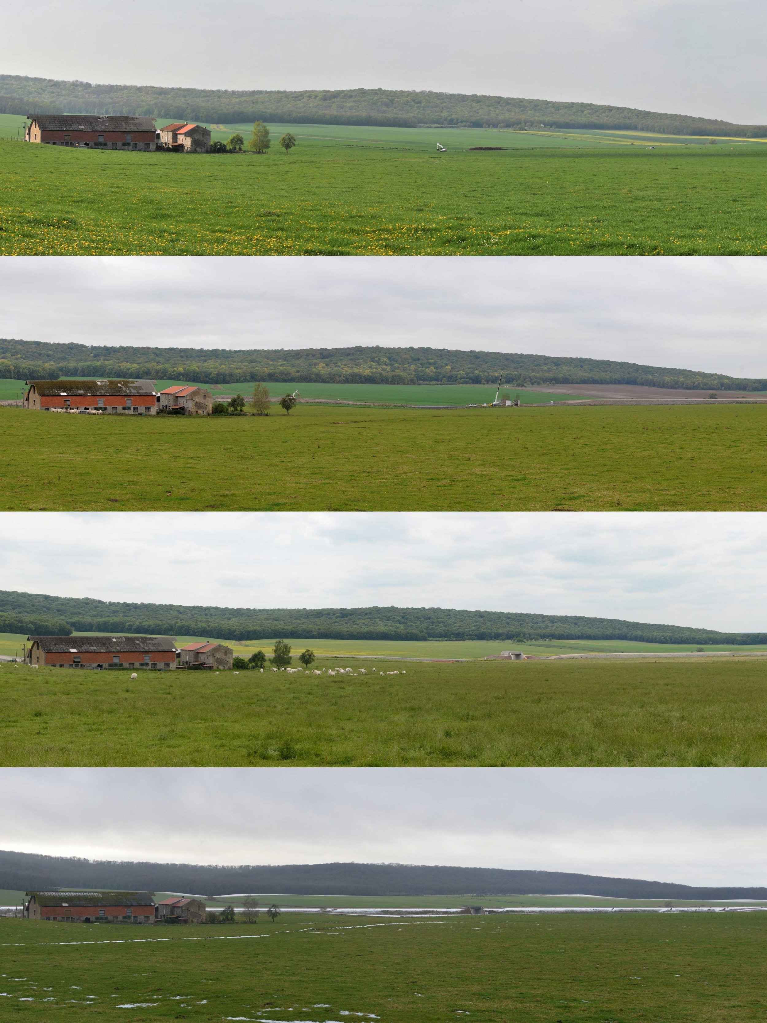 Ferme d'Outremont point B - 48° 56' 58,722" N 6° 30' 41,808" E