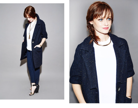 Styled Alexis Bledel for NYLON.