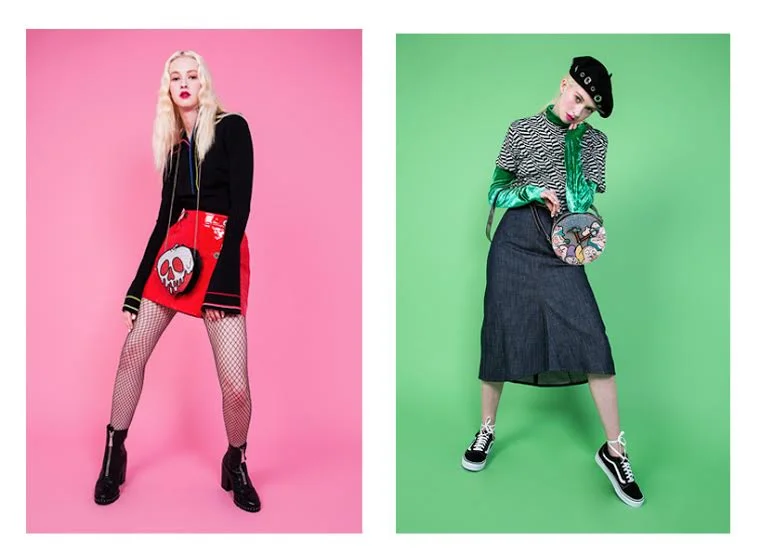 Disney x Danielle Nicole Handbags Snow White Capsule photoshoot.